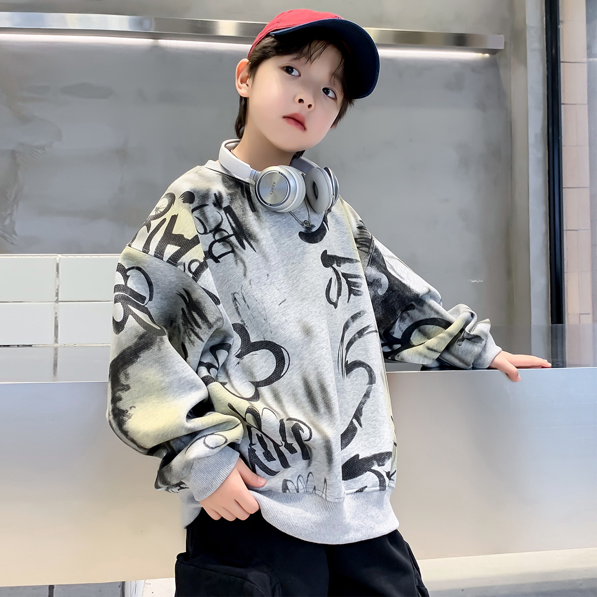 2024★春秋新作★韓国風子供服★トレーナー★120cm〜170cm 2色