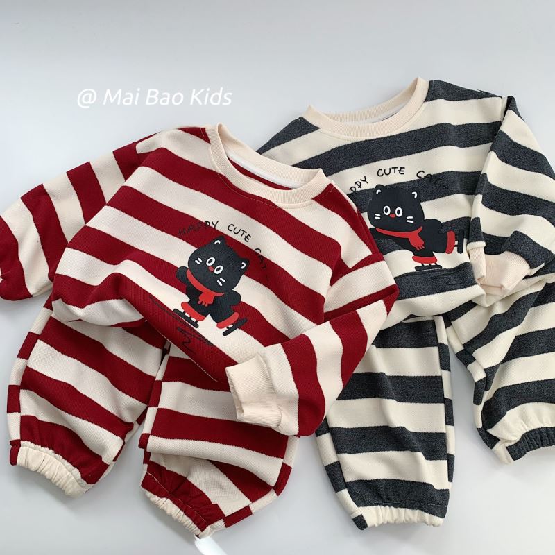 「2025」子供服★トップス+ズボン★セットアップ★韓国風子供服★2色90cm〜140cm