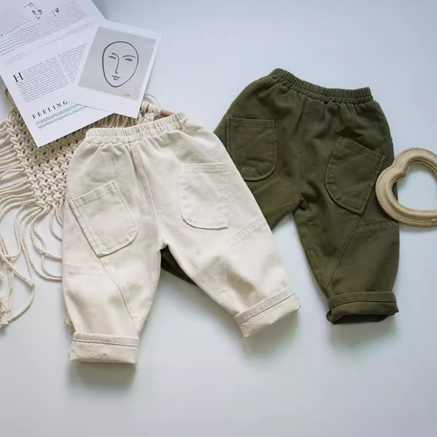 2025新入荷SL★子供服　ズボン★80cm〜140cm 2色