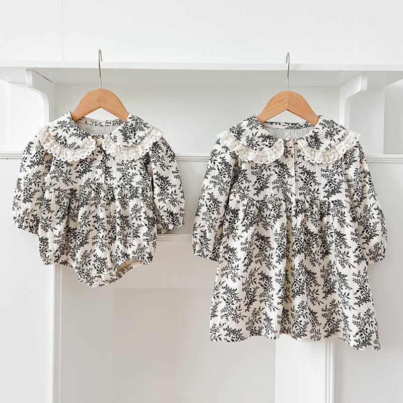 2025新入荷★ベビー服&姉妹服　ロンパース&ワンピース★66〜90/90-130cm