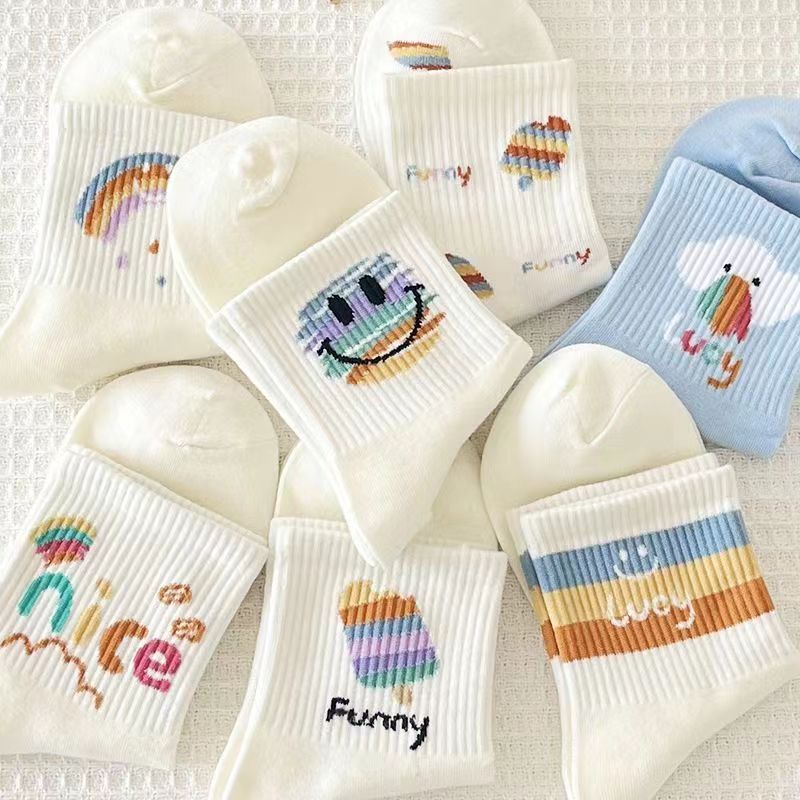 「2025」靴下★レディース★ソックス★大人用★女性用靴下★可愛い★7色