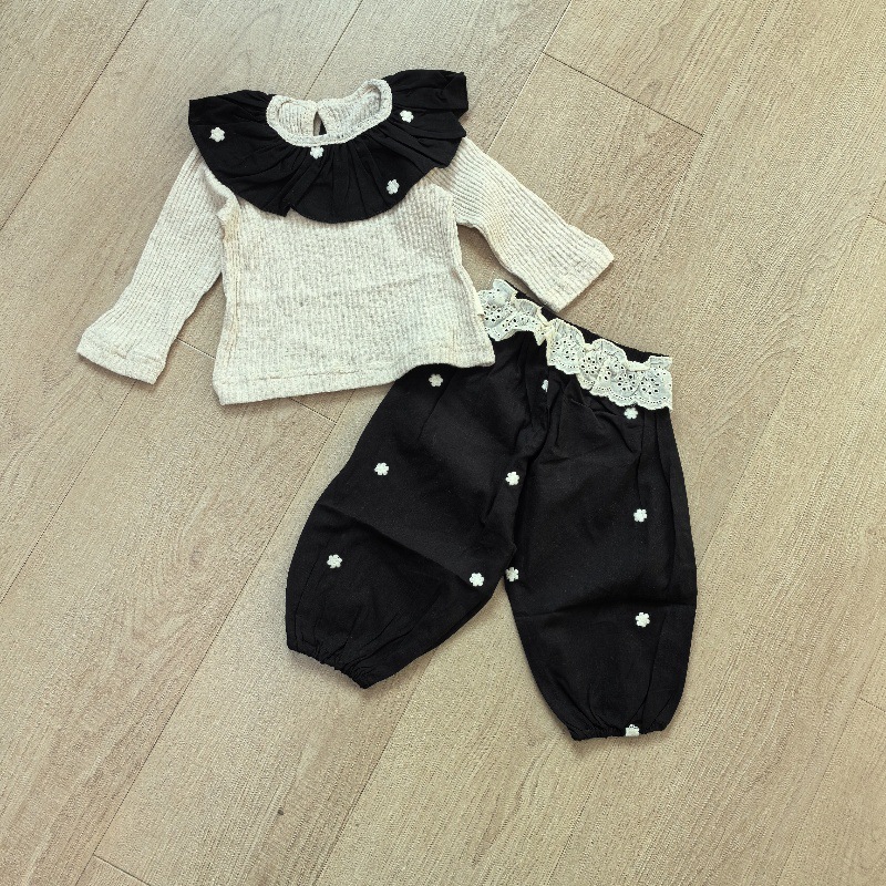 2025★春秋新作★韓国風ベビー服★トップス★ズボン★73CM〜120cm 2色