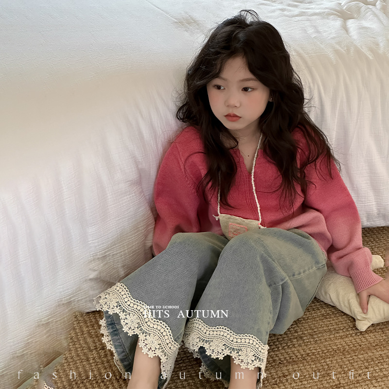 2025年新★子供服　セーター&デニムズボン★110cm〜170cm