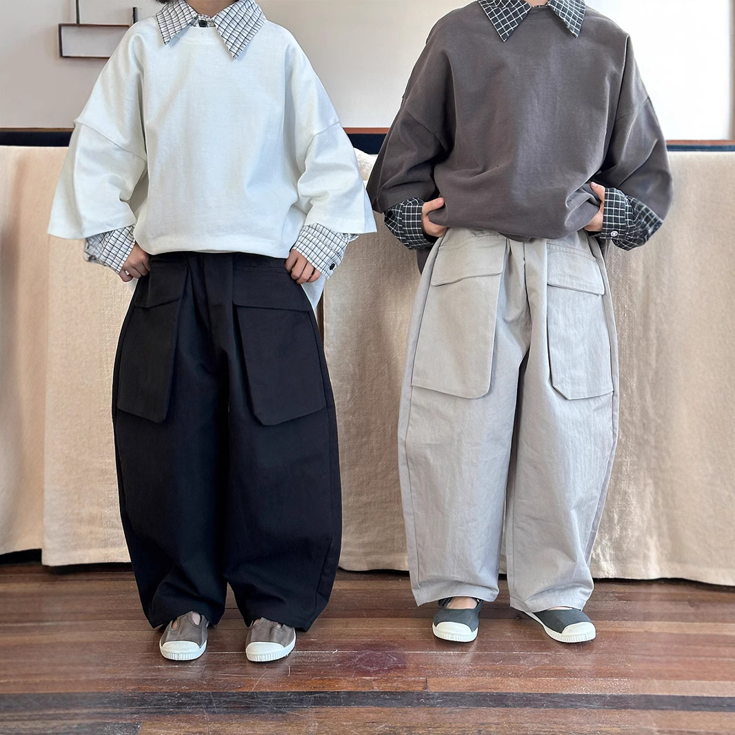 2025新作MXW★子供服　ズボン★90cm〜150cm 2色