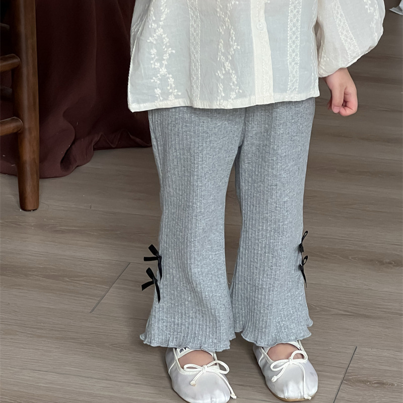 2025新作XF★子供服　ズボン★80cm〜130cm 2色