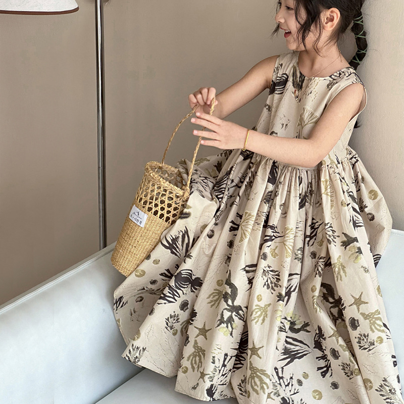「2025」子供服★ワンピース★袖なし★韓国風子供服★100cm〜150cm