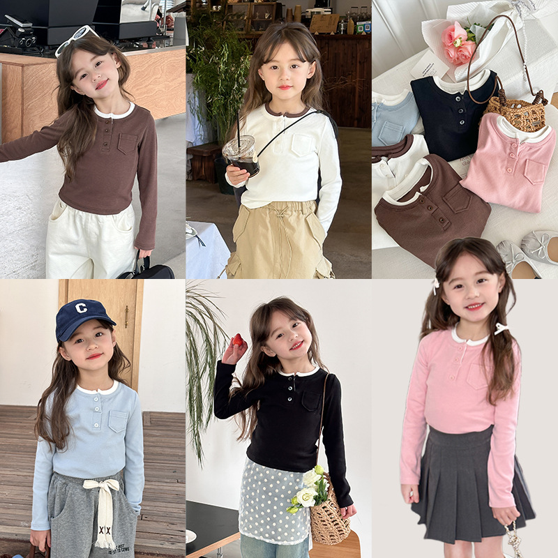 2025新作A★子供服　トップス★90cm〜150cm 5色