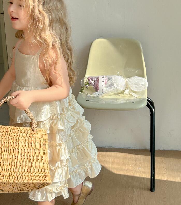 2025夏新品TT★子供服　ワンピース★90cm〜150cm 2色