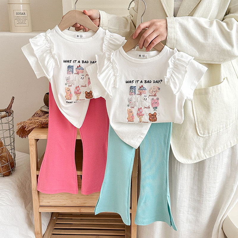 2025夏新品★子供服　セットアップ★90cm〜140cm 2色