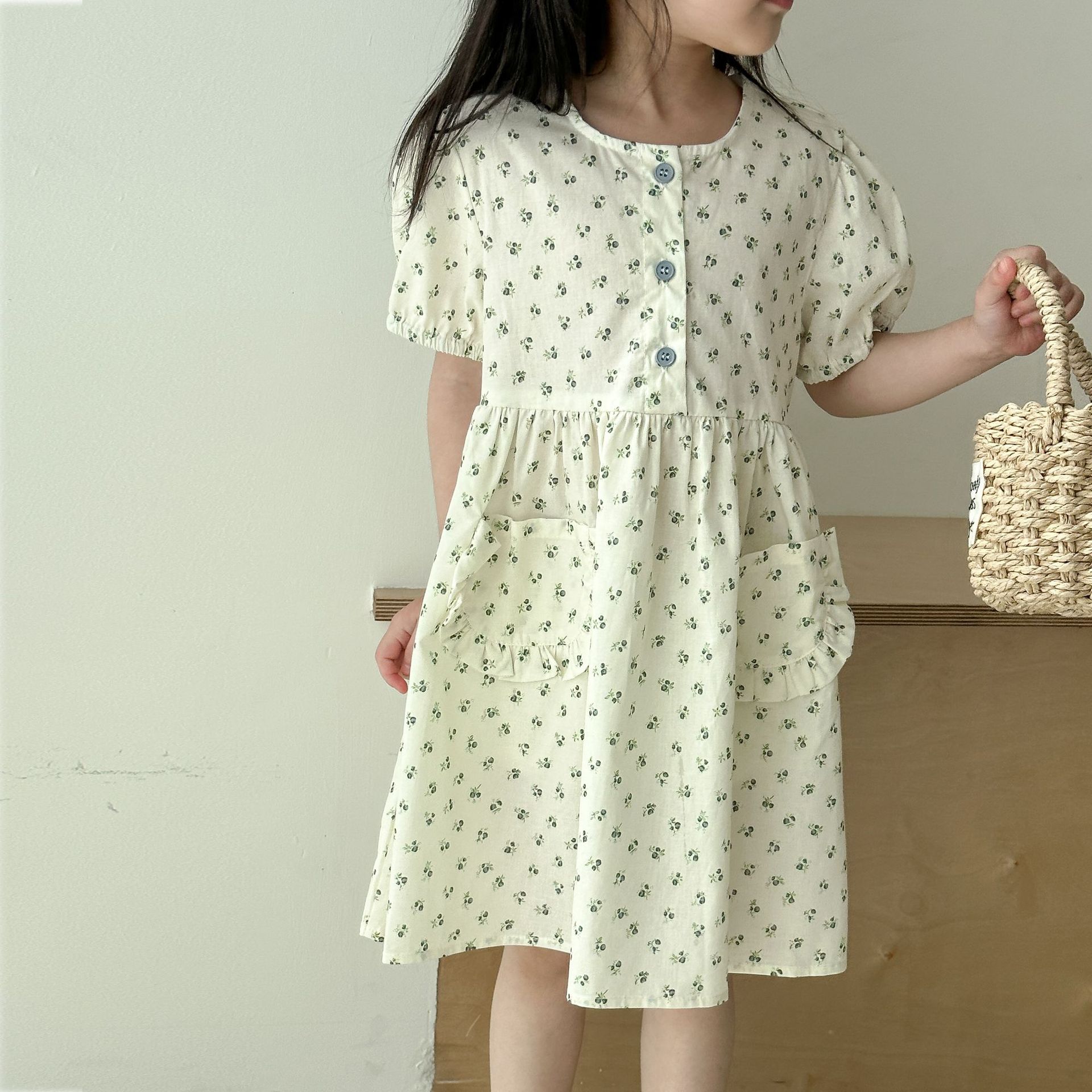 2025夏新品★子供服　ワンピース★80cm〜150cm
