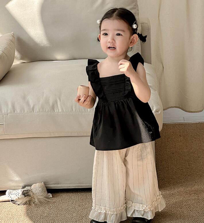 「2025」子供服★トップス★ベスト★ズボン★韓国風子供服★2色73cm〜100cm