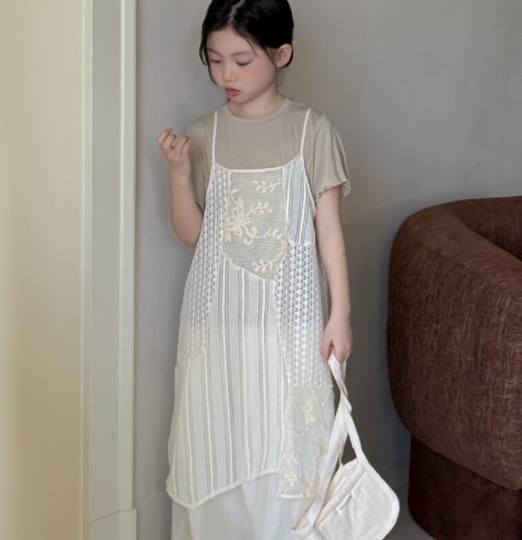 2025新品★子供服　トップス+吊りワンピース★100cm〜160cm