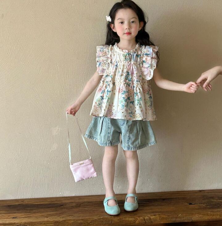 2025夏新作★子供服　トップス&ズボン分けて★90cm〜140cm