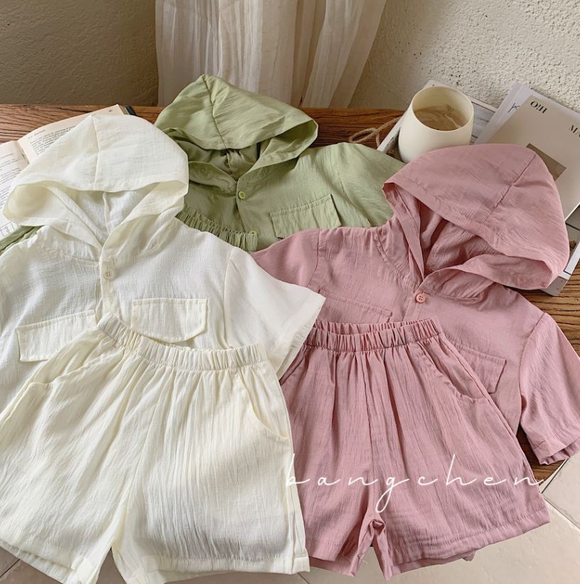 「2025」子供服★トップス+ショートパンツ★セットアップ★韓国風子供服★2色90cm〜140cm