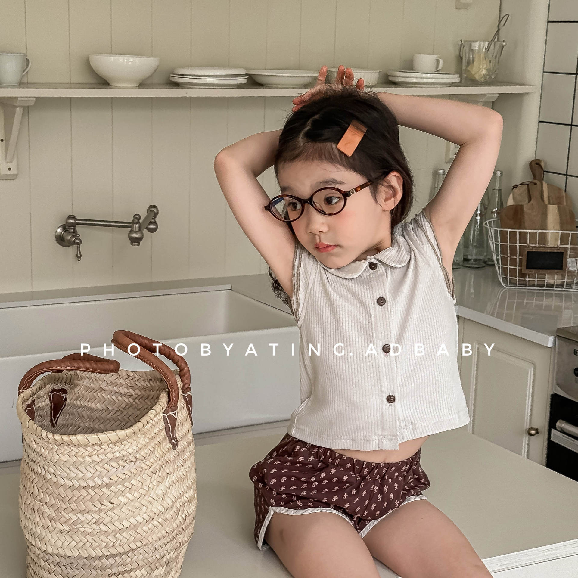 2025夏新作SJ★子供服　トップス★80cm〜130cm 2色