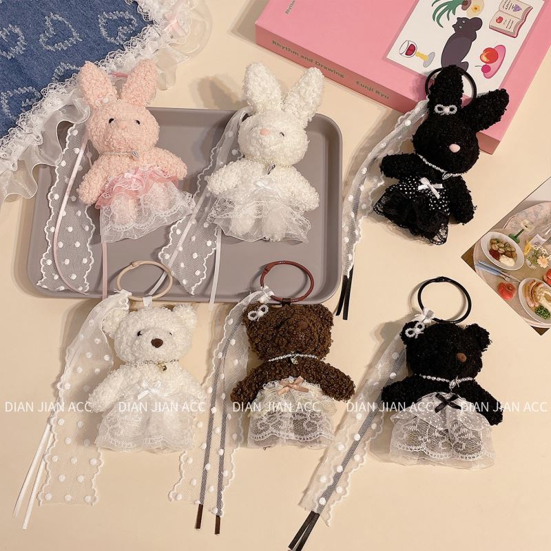 ★可愛いキーホルダー　装飾品★ぬいぐるみキーチェーン★6色