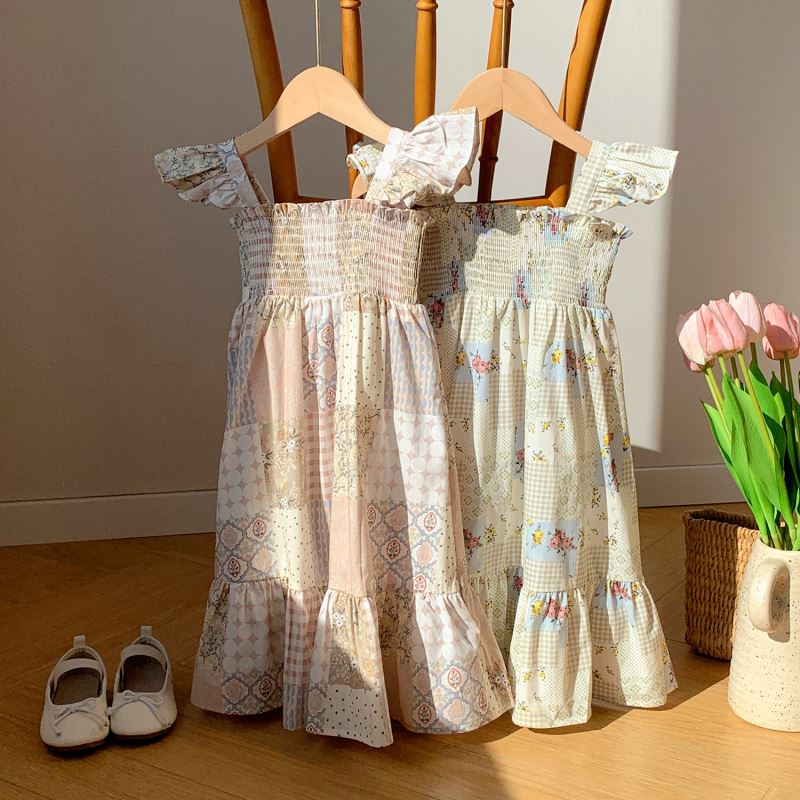 2025新品★子供服　ワンピース★90cm〜140cm 2色