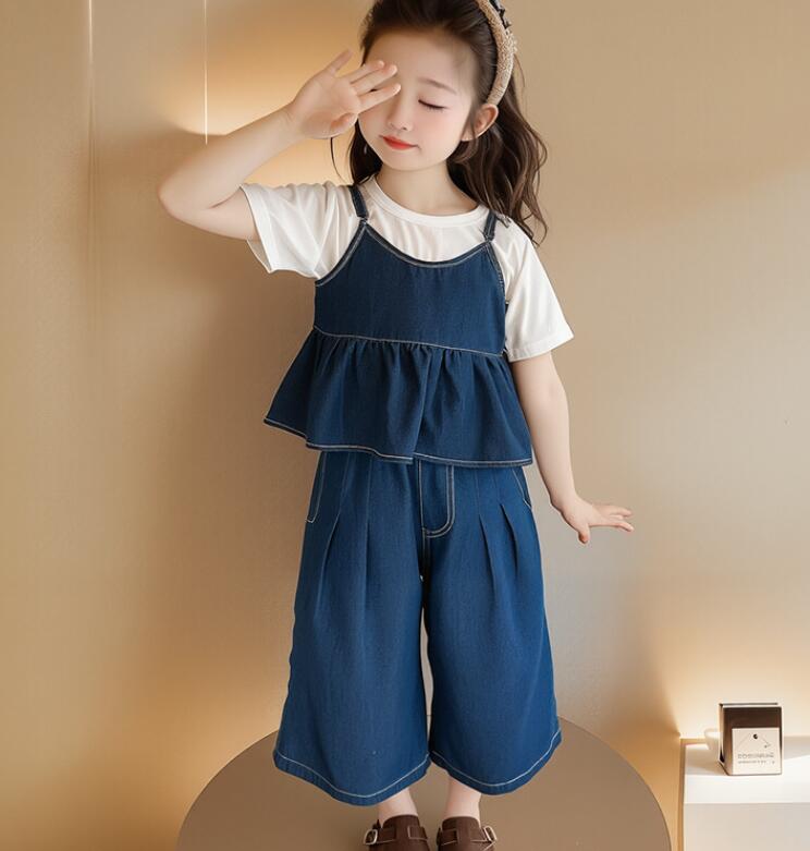 2025新品★子供服　トップス+デニムセット　セットアップ★100cm〜150cm