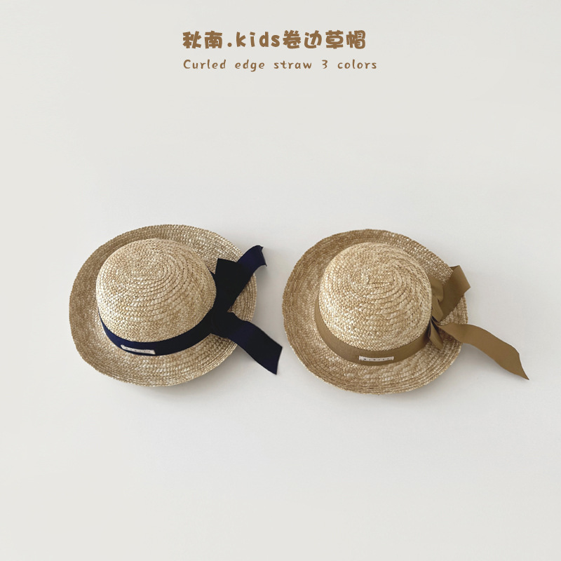 2025年新品★子供用★帽子　麦わら帽子★ 3色