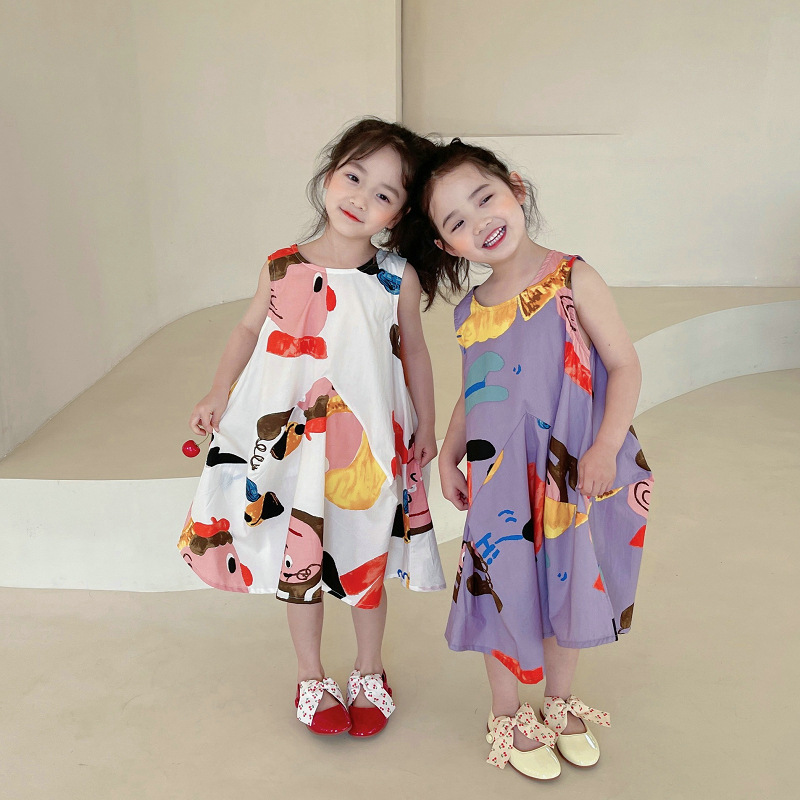 2025新品SC★子供服　ワンピース★7/95-100cm〜15/120-130cm 2色