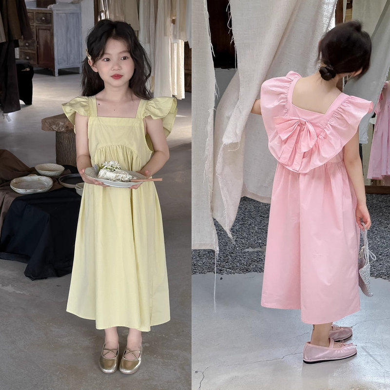 2025新品SC★子供服　ワンピース★7/90-95cm〜17/130-140cm 2色