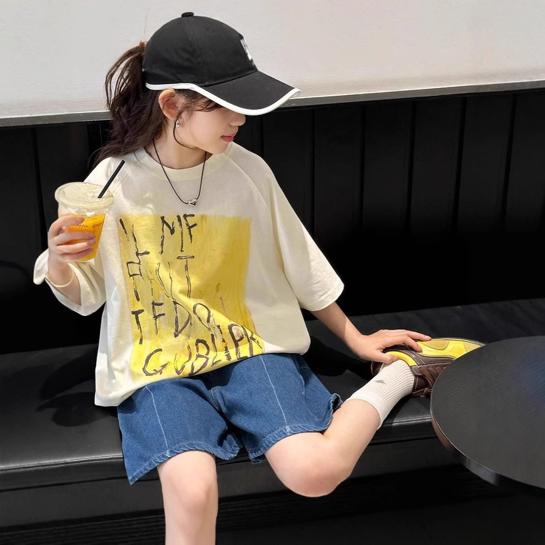 2025★夏新作★韓国風子供服★トップス★90cm〜170cm