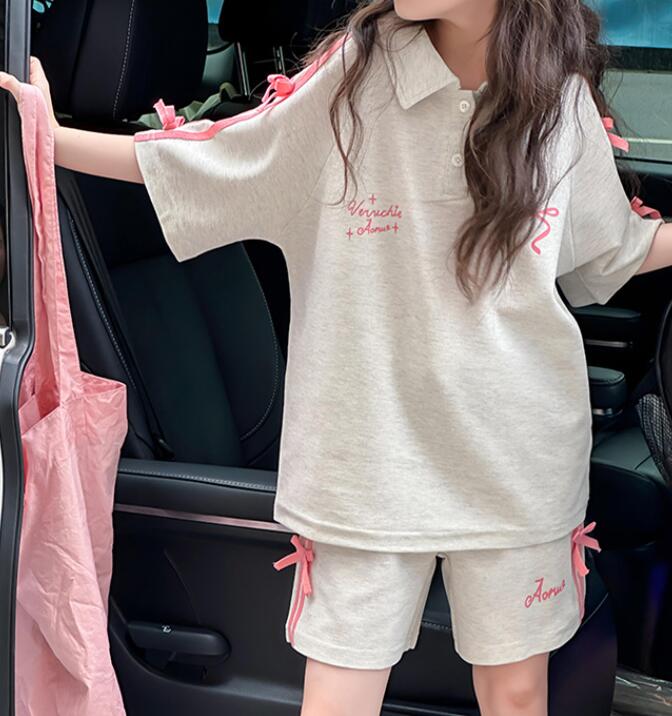 「2025」子供服★トップス+ズボン★セットアップ★韓国風子供服★2色120cm〜170cm