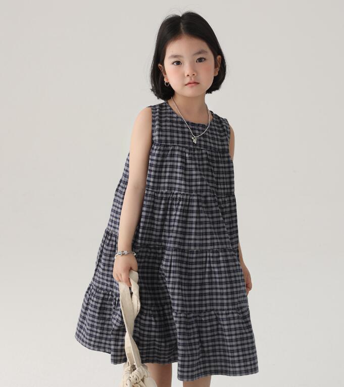 「2025」子供服★ワンピース★袖なし★韓国風子供服★90cm〜150cm