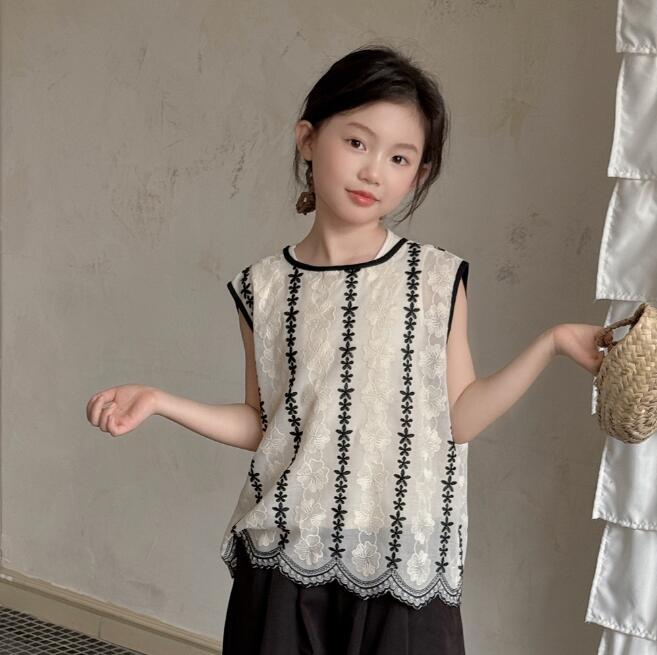 「2025」子供服★トップス★袖なし★韓国風子供服★100cm〜160cm
