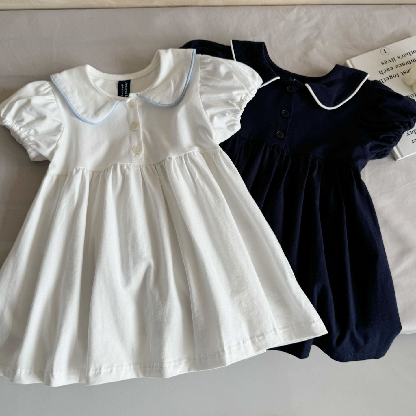 2025新品h★子供服　ワンピース★80cm〜130cm 2色