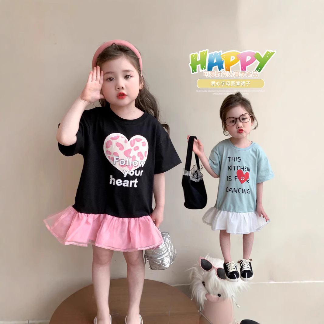 2025新品★子供服　ワンピース★90cm〜140cm 2色