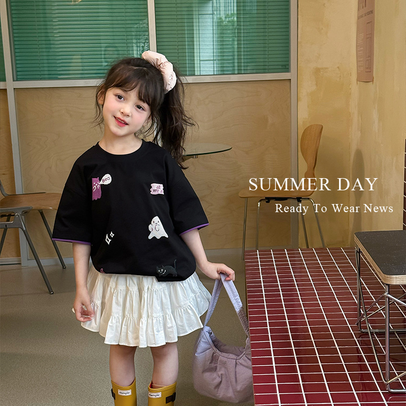 2025★夏新作★韓国風子供服★トップス★スカート★90cm〜170cm 2色