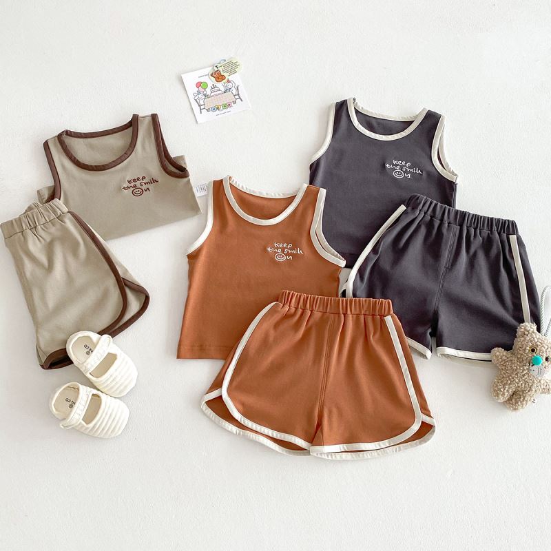「2025」子供服★トップス+ズボン★セットアップ★韓国風子供服★3色73cm〜100cm