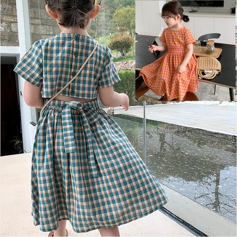 2025新品SC★子供服　ワンピース★タグ7/95-100cm〜タグ15/120-130cm 2色