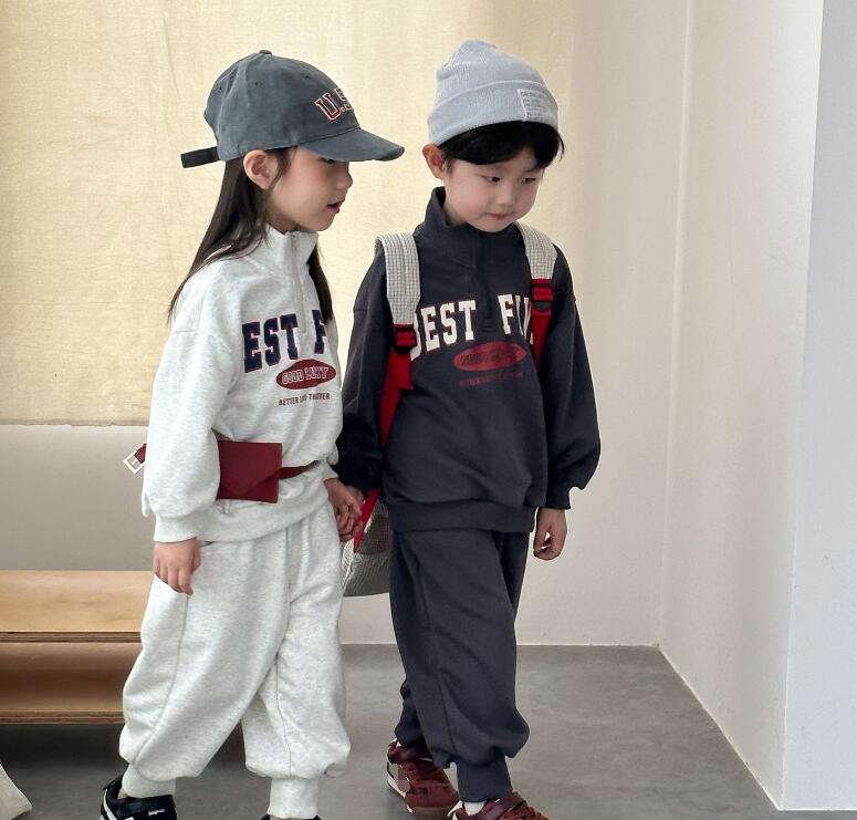 2025秋新品★子供服　セットアップ★80cm〜150cm 2色