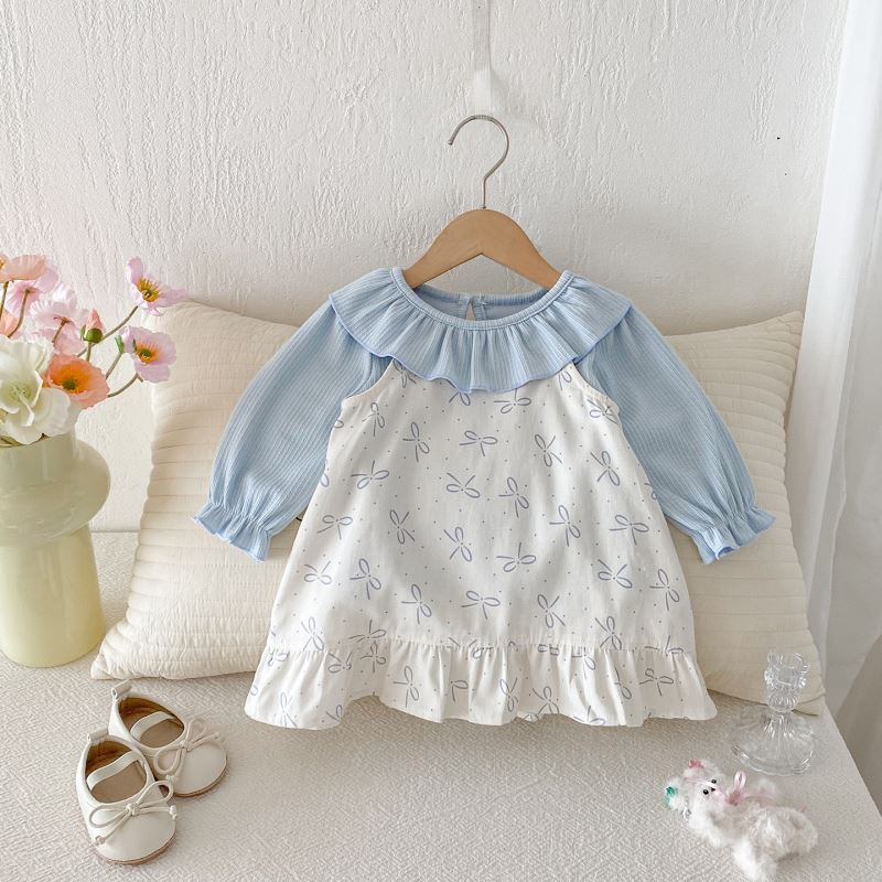 「2025」子供服★Tシャツ+ワンピース★セットアップ★韓国風子供服★73cm〜100cm