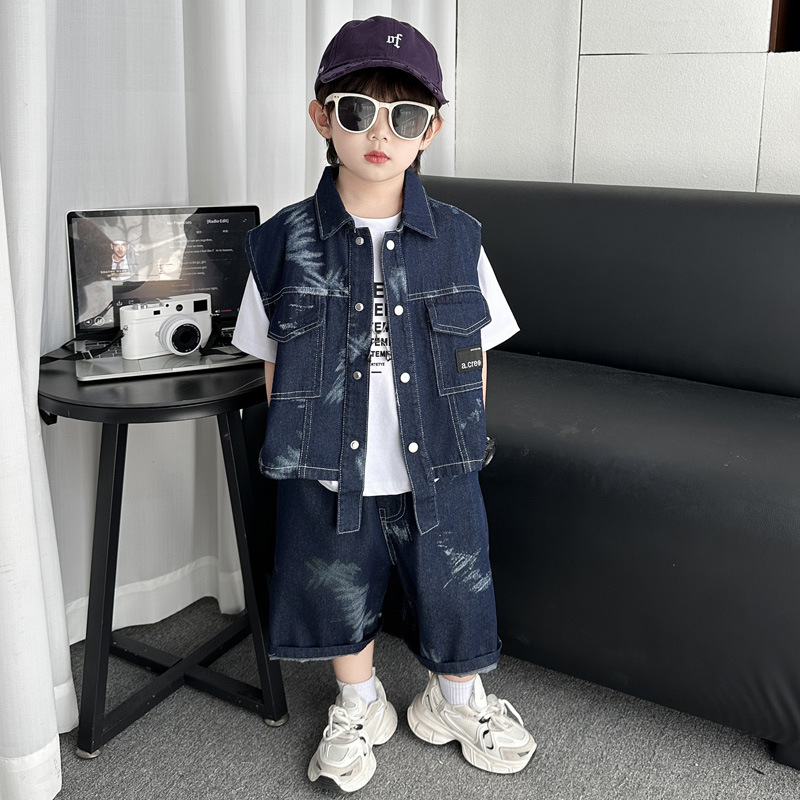 2025★夏新作★韓国風ベビー服★セットアップ★100cm〜170cm 2色