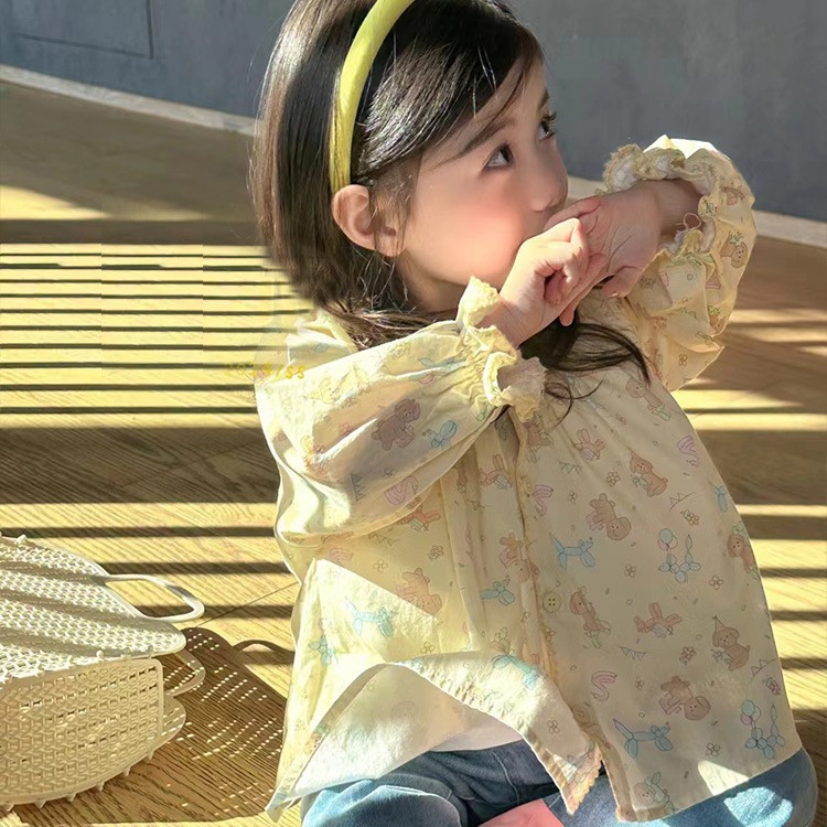 「2025」子供服★トップス★長袖シャツ★韓国風子供服★80cm〜130cm