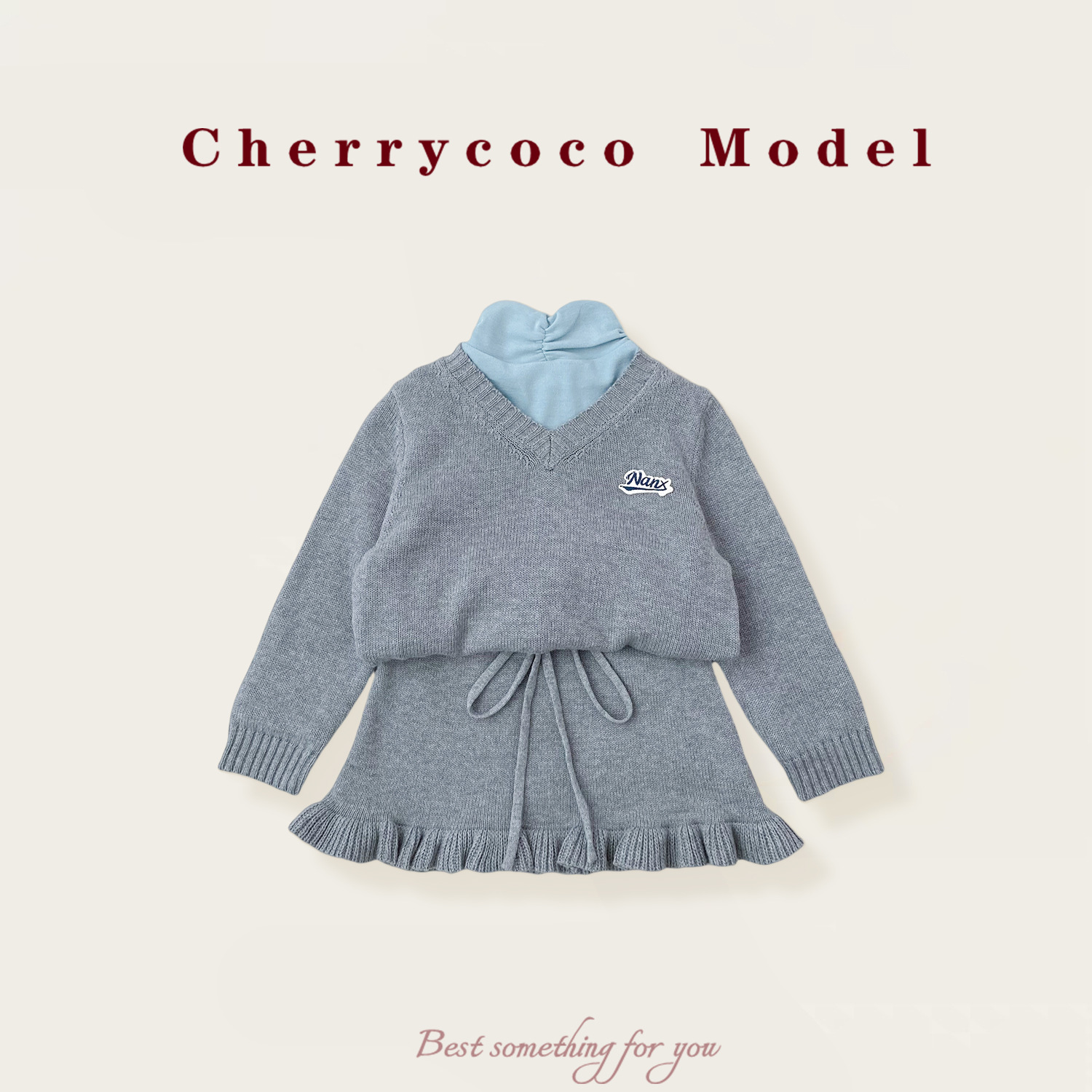 2025新品★子供服　トップス&ニットセット★80cm〜140cm 2色