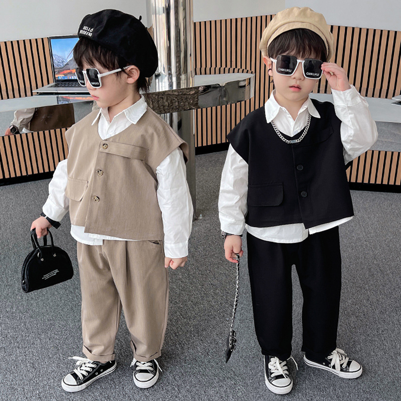2025★春秋新作★韓国風ベビー服★トップス+ズボン★90cm〜150cm 2色