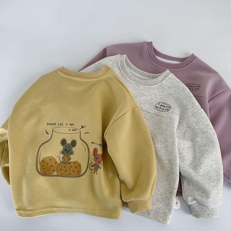 2025秋新品★子供服　トレーナー　トップス★90cm〜140cm 3色