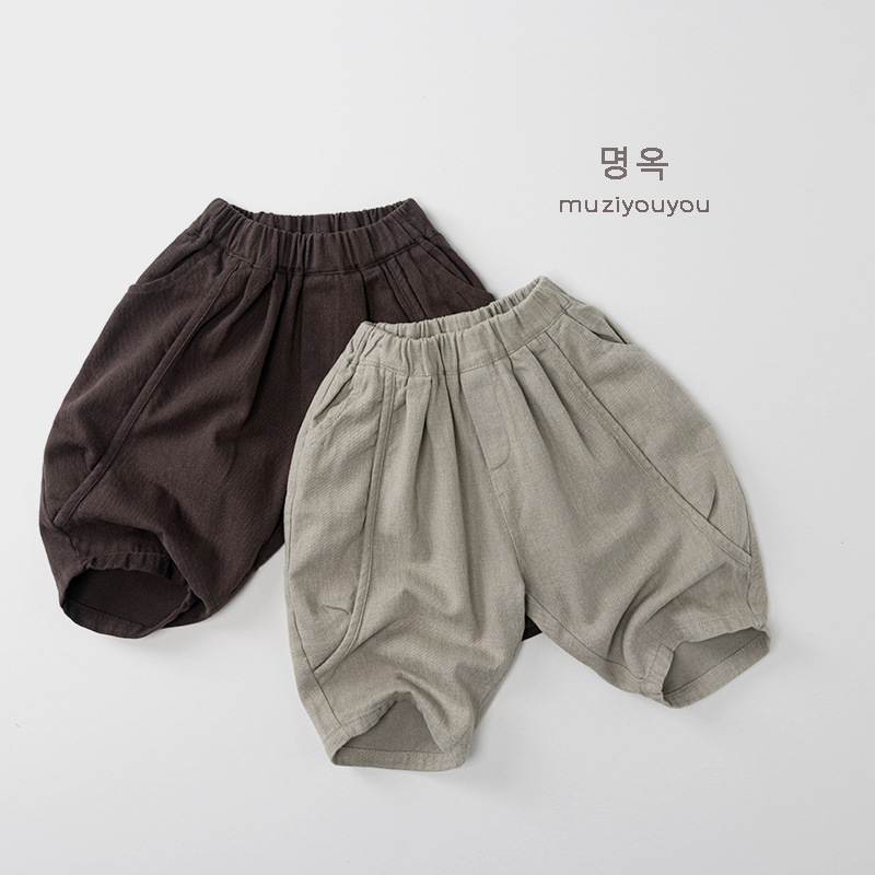 2025秋新品muji★子供服　ズボン★80cm〜130cm 2色