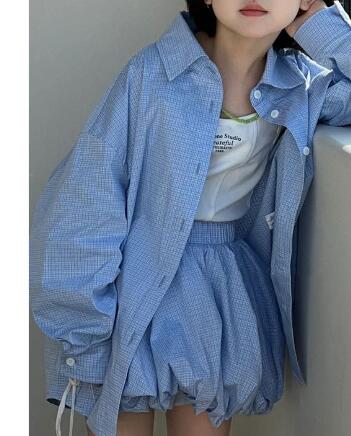 2025秋新品★子供服　シャツ&スカート分けて★110〜170