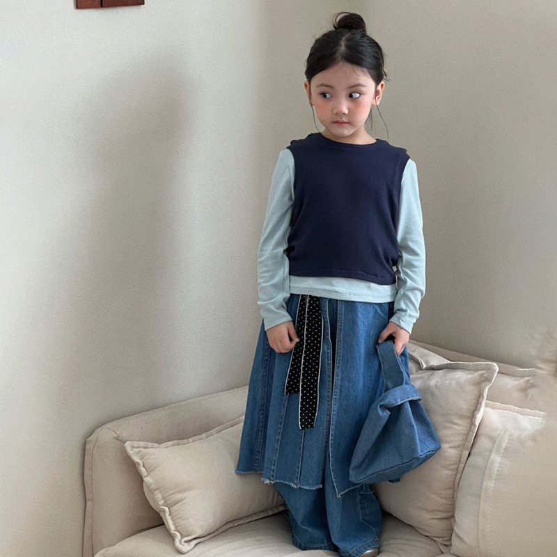2025秋新作★子供服　トップス+ベスト&ズボン分けて★90cm〜150cm