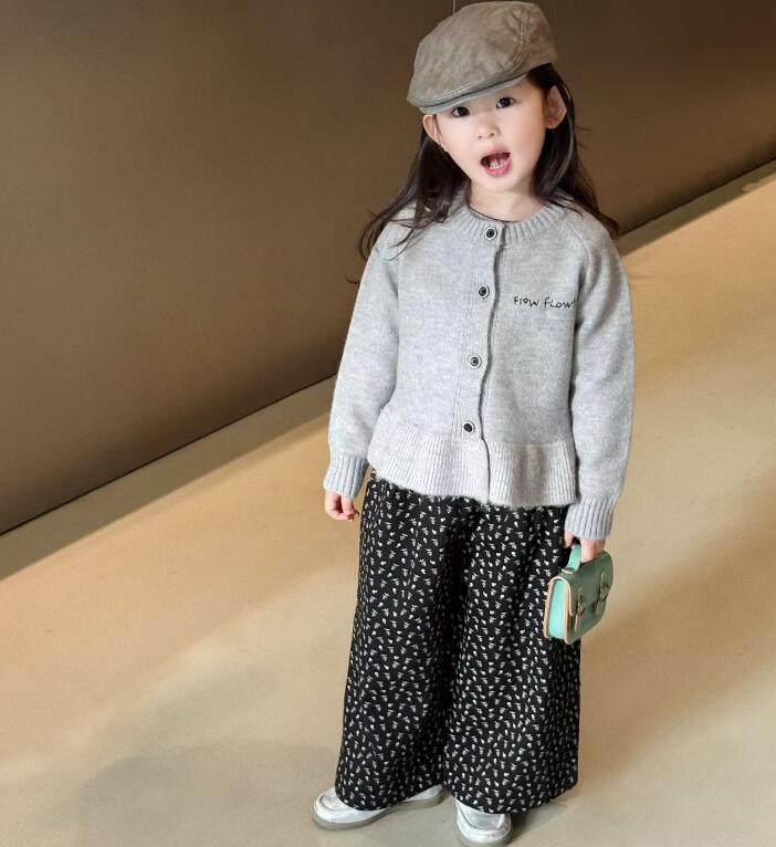 2025秋新品★子供服 　カーディガン&ズボン分けて★90cm〜140cm