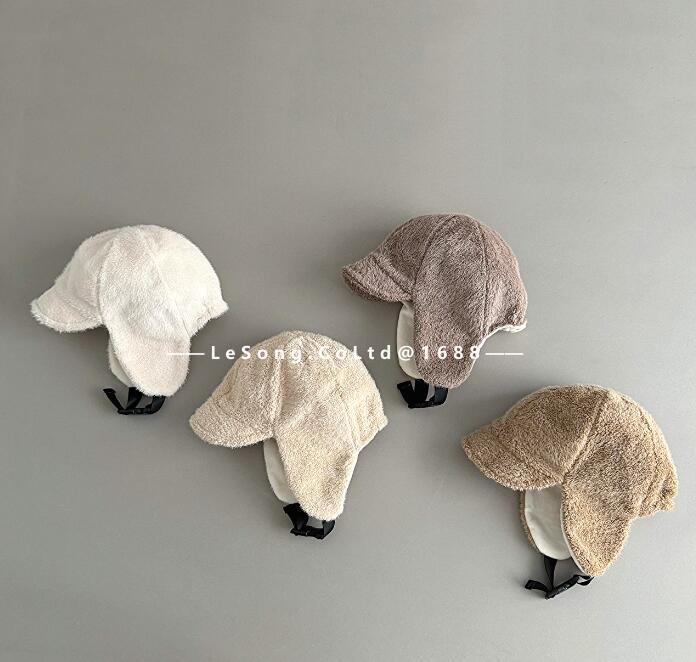 2025冬新品★子供用★帽子　防寒ハット★ 4色
