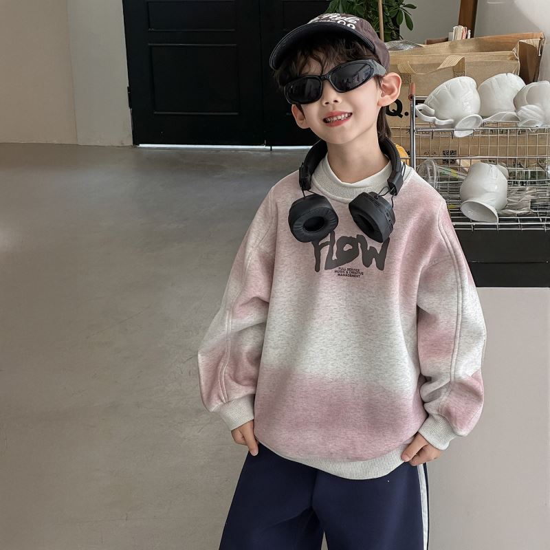2025冬新品★子供服　裏起毛トレーナー★90cm〜160cm