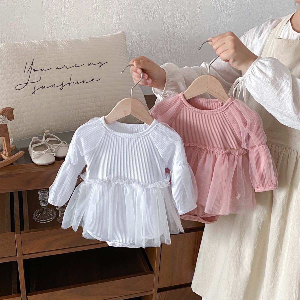 2025秋新入荷★ベビー服　ロンパース★66cm〜90cm 2色