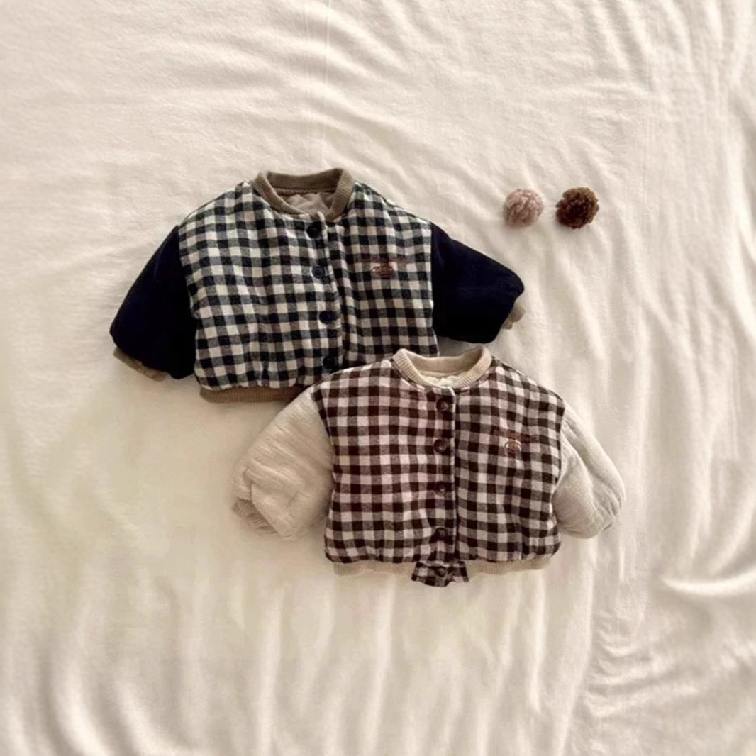 2025冬新品★子供服 　コート★73CM〜120cm 2色