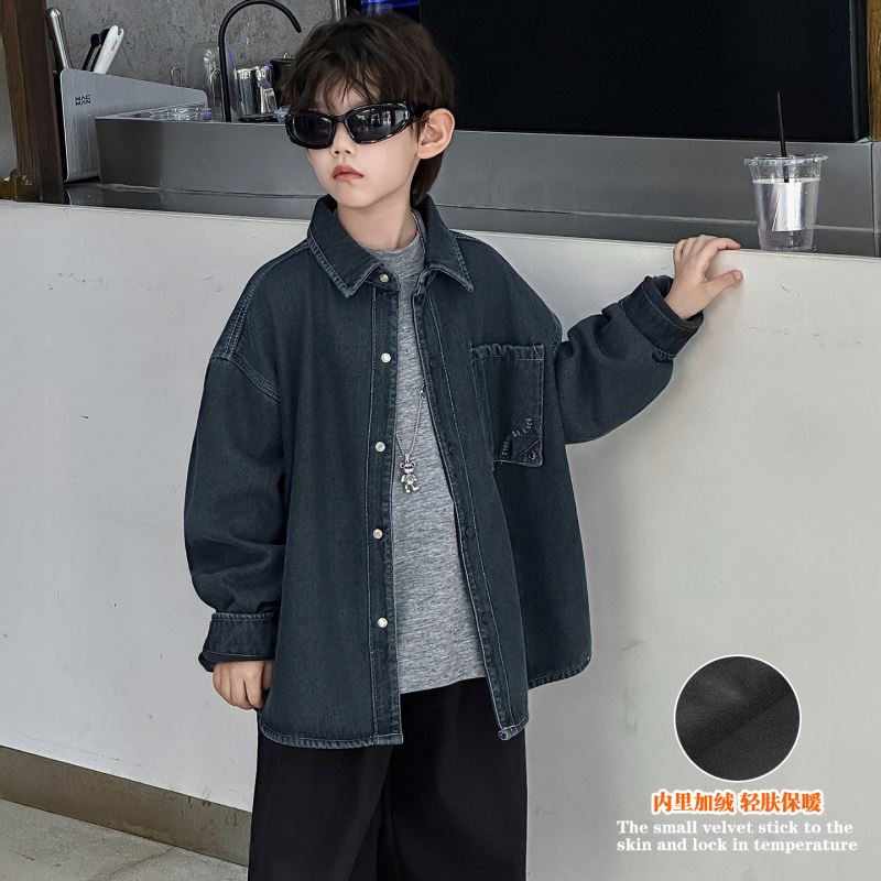 2025冬新品★子供服 　コート　裏起毛★90cm〜160cm